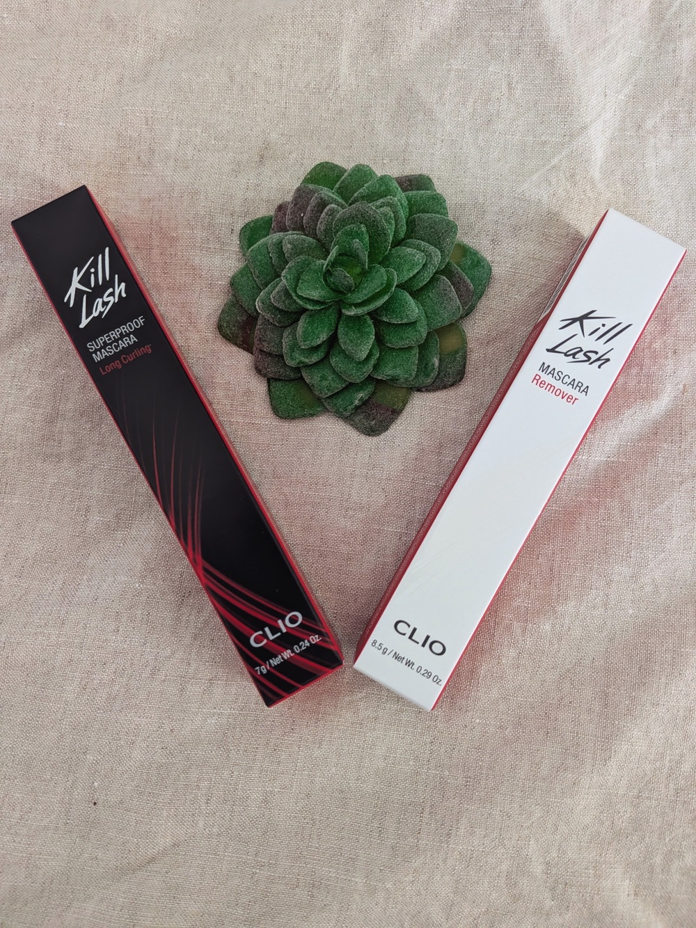 CLIO Kill Lash Superproof Mascara Black + Mascara Remover Duo NWT